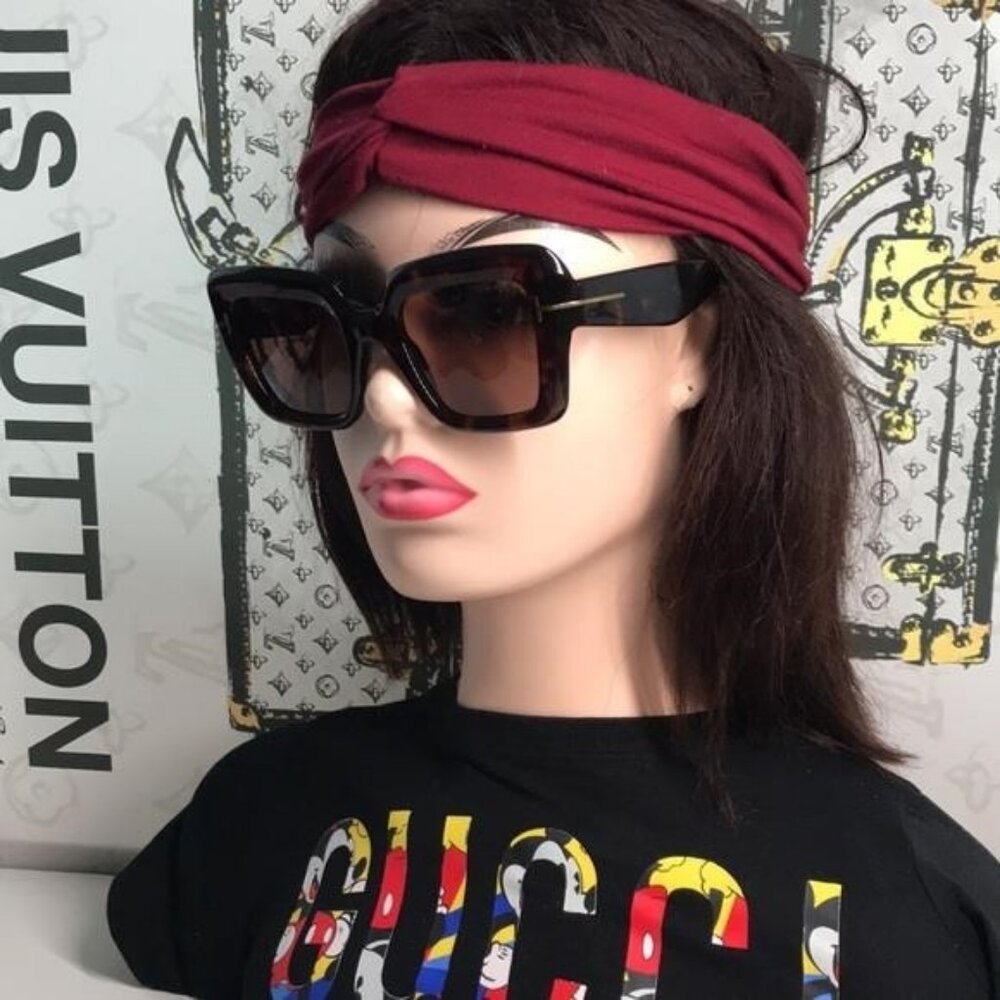 New Authentic Tom Ford Esme TF1157 52J Havana/Brown Sunglasses
